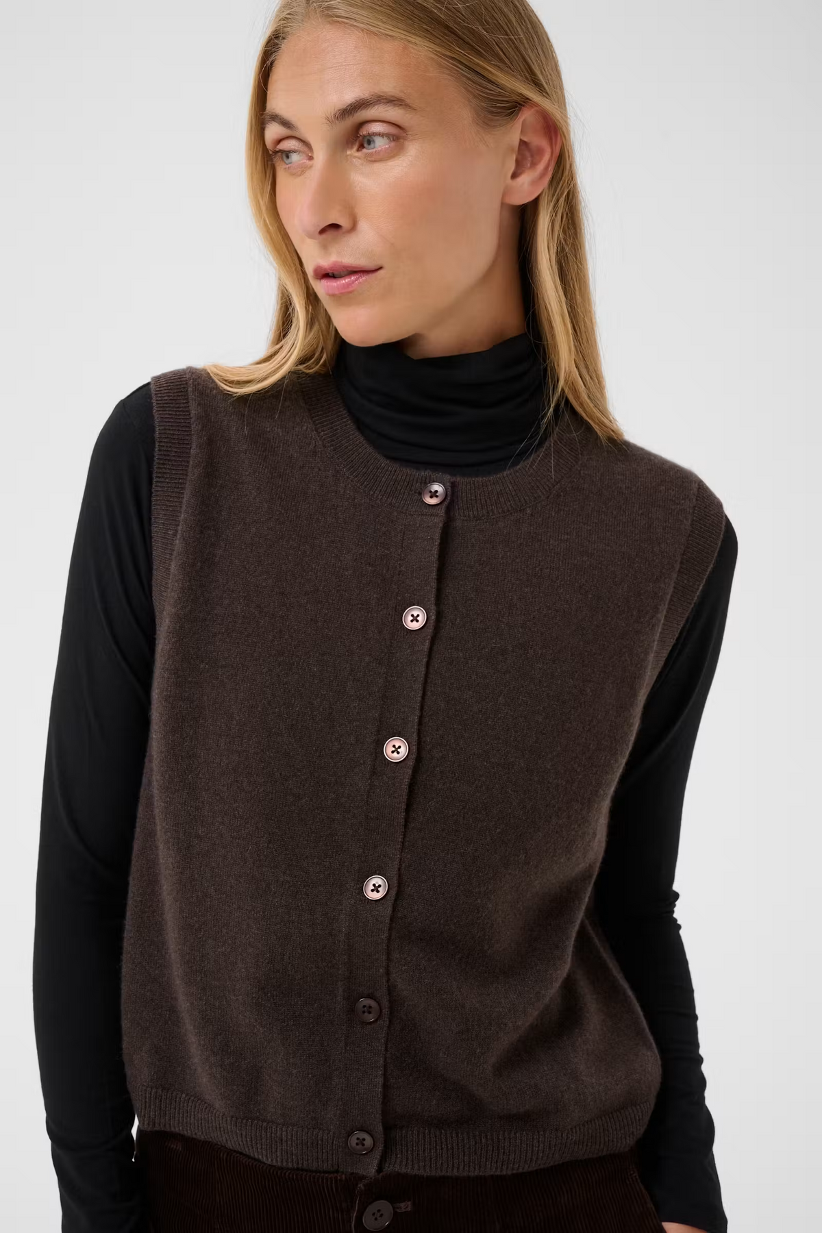 Cania Waistcoat - Mole Melange