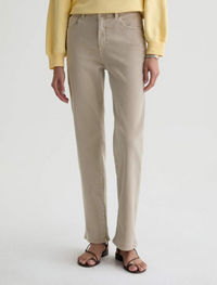 Brinley Mid Rise Straight - Sulfur Light Taupe
