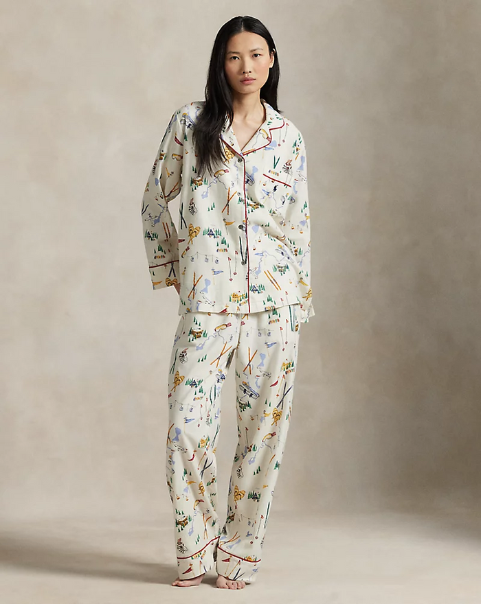 Madison PJ Set - Traveler Ski Print