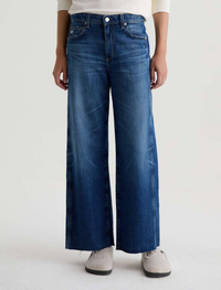 Saige Wide Leg Crop - Watermist