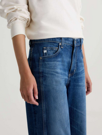 Saige Wide Leg Crop - Watermist