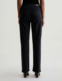 Brinley Mid Rise Straight - Super Black