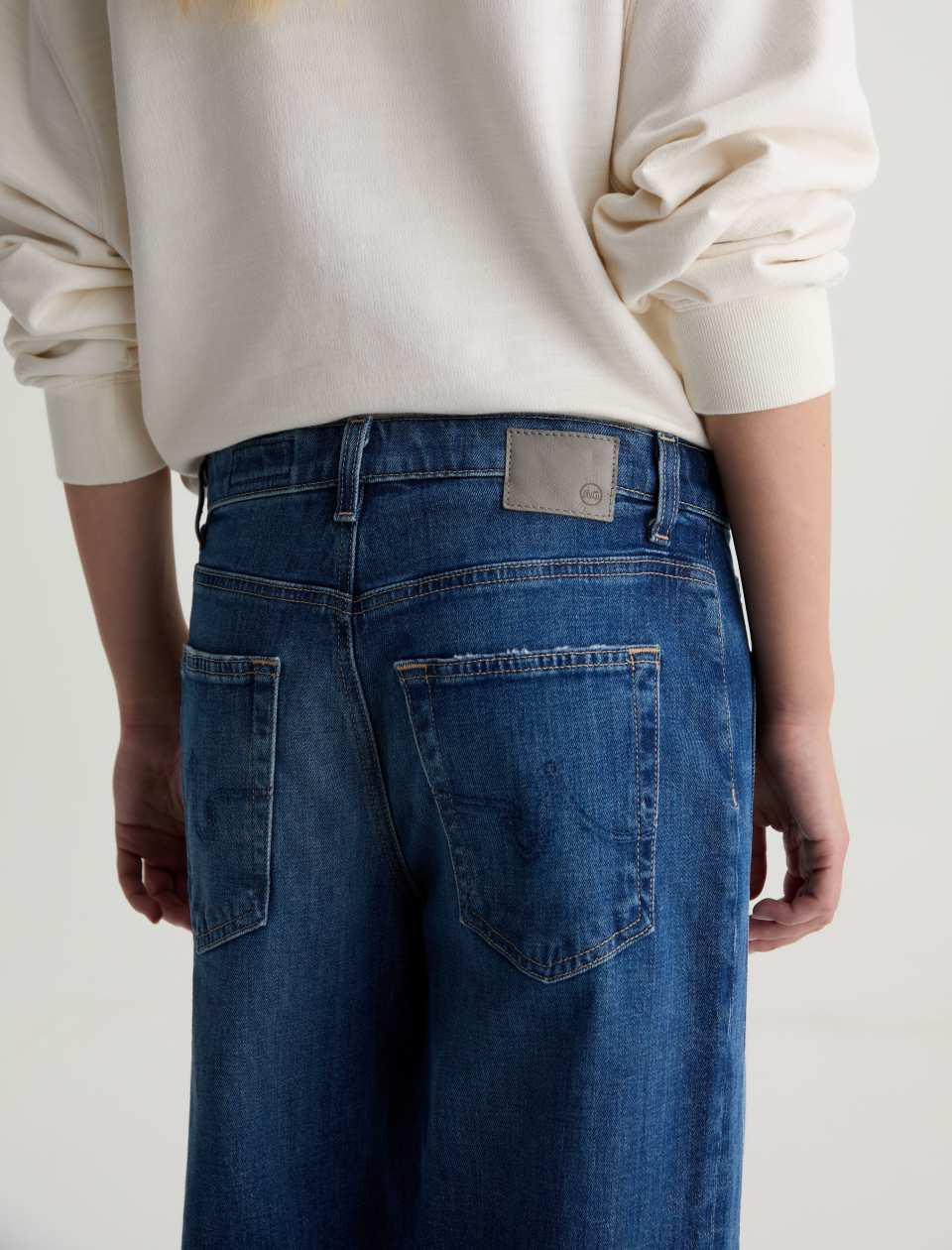 Saige Wide Leg Crop - Watermist