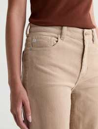 Saige Wide Leg Corduroy - Studio Tan