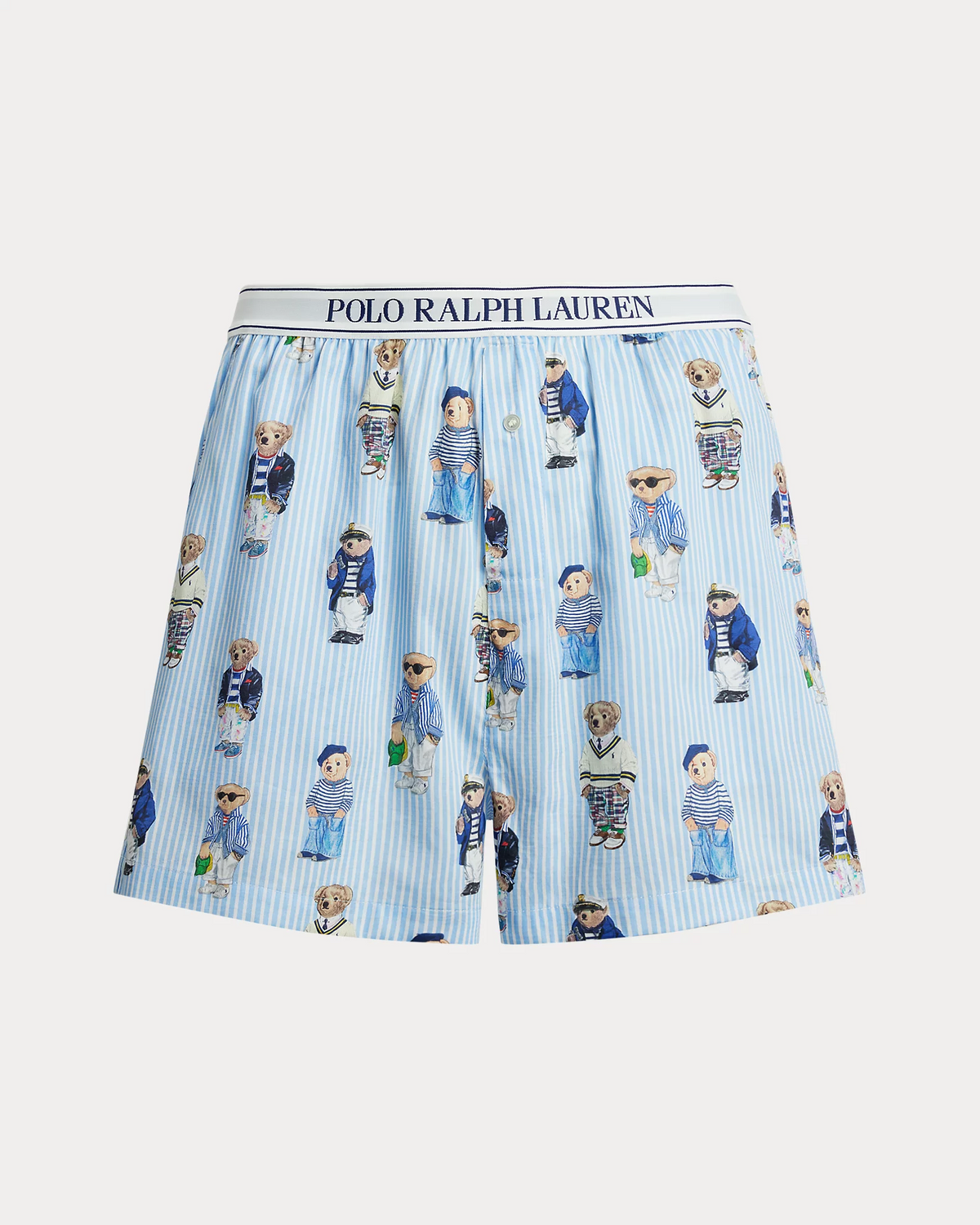 Polo Bear Cotton Boxer Short - Oxford Blue