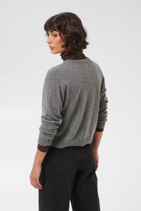 Carimi Cardigan - Medium Grey Melange