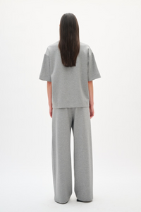 Gincette Melange Pants - Medium Grey Melange