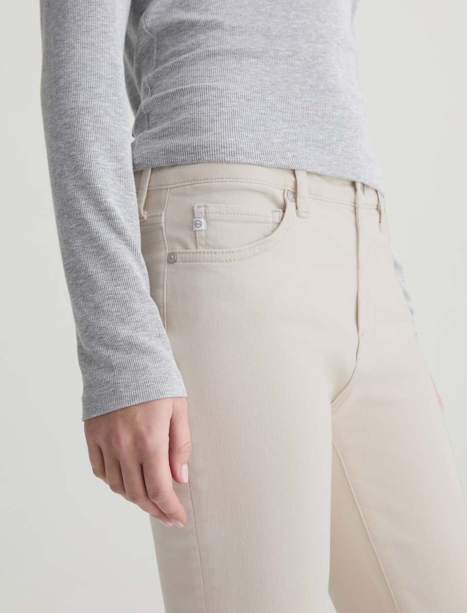 Mari Crop Jean - Pumice