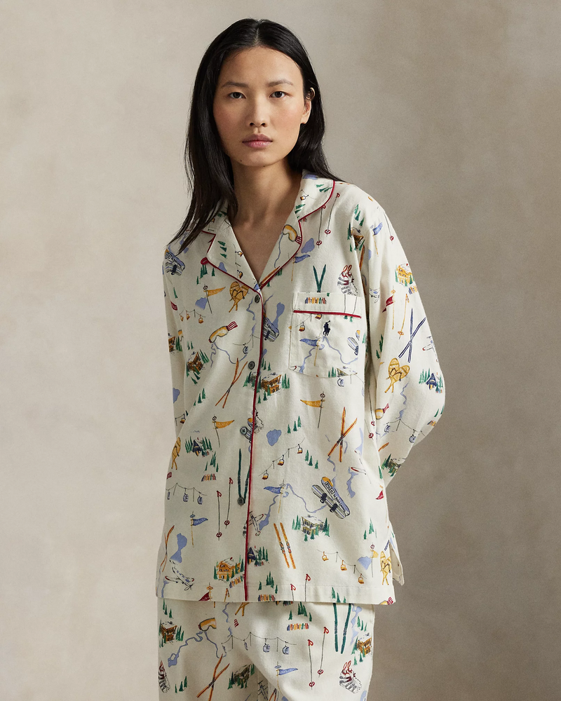 Madison PJ Set - Traveler Ski Print