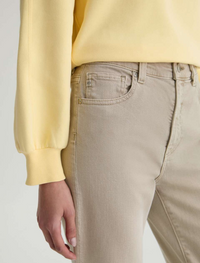 Brinley Mid Rise Straight - Sulfur Light Taupe