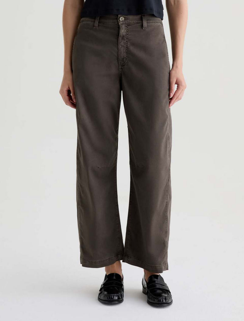 Fiona High Rise Barrel - Sulfur Misty Grey
