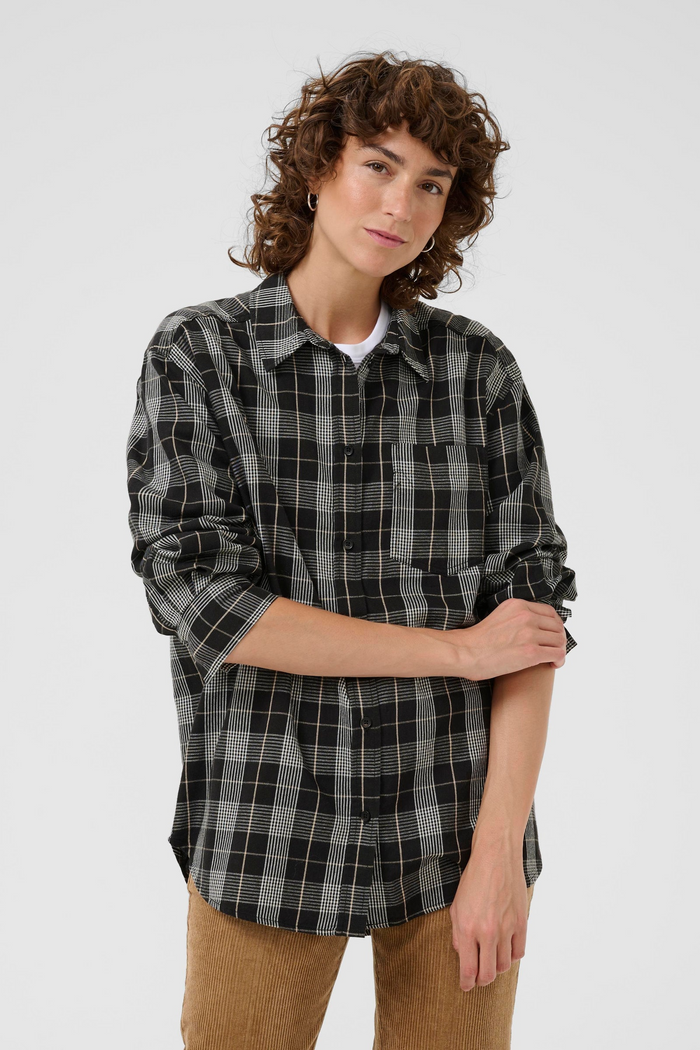 Samea Shirt - Black Check