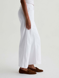 Saige Wide Leg Crop - Gallery White