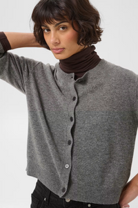 Carimi Cardigan - Medium Grey Melange