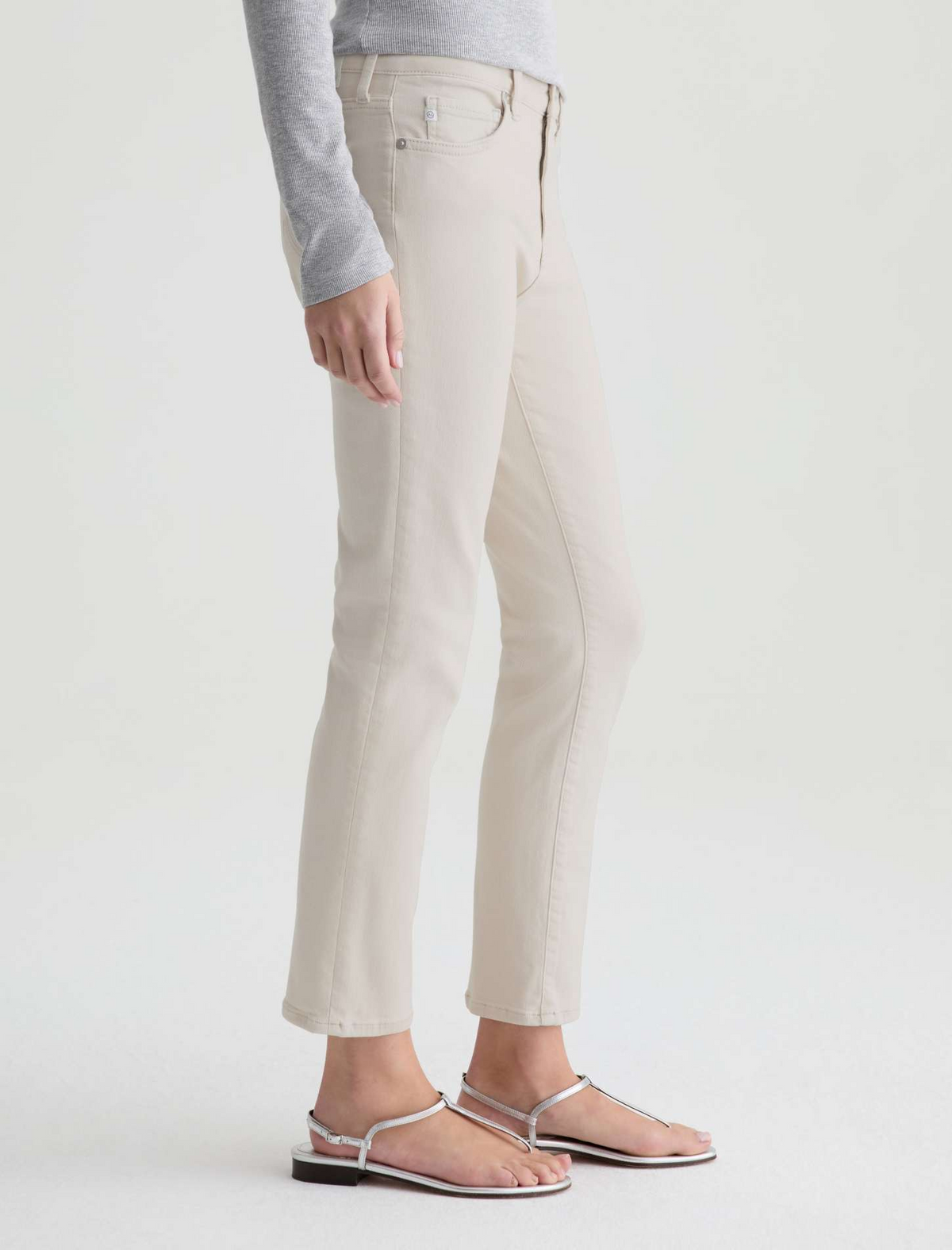 Mari Crop Jean - Pumice