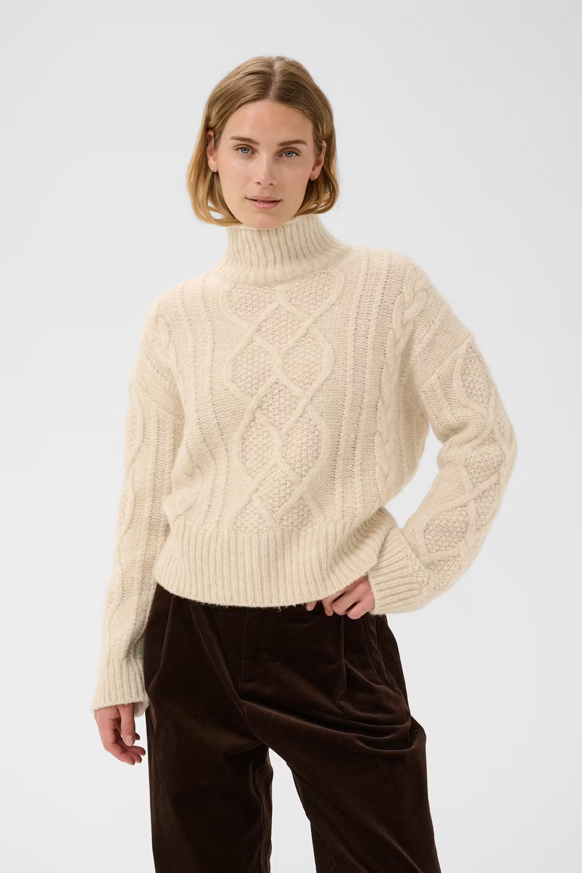 Channa Pullover - Whitecap Melange