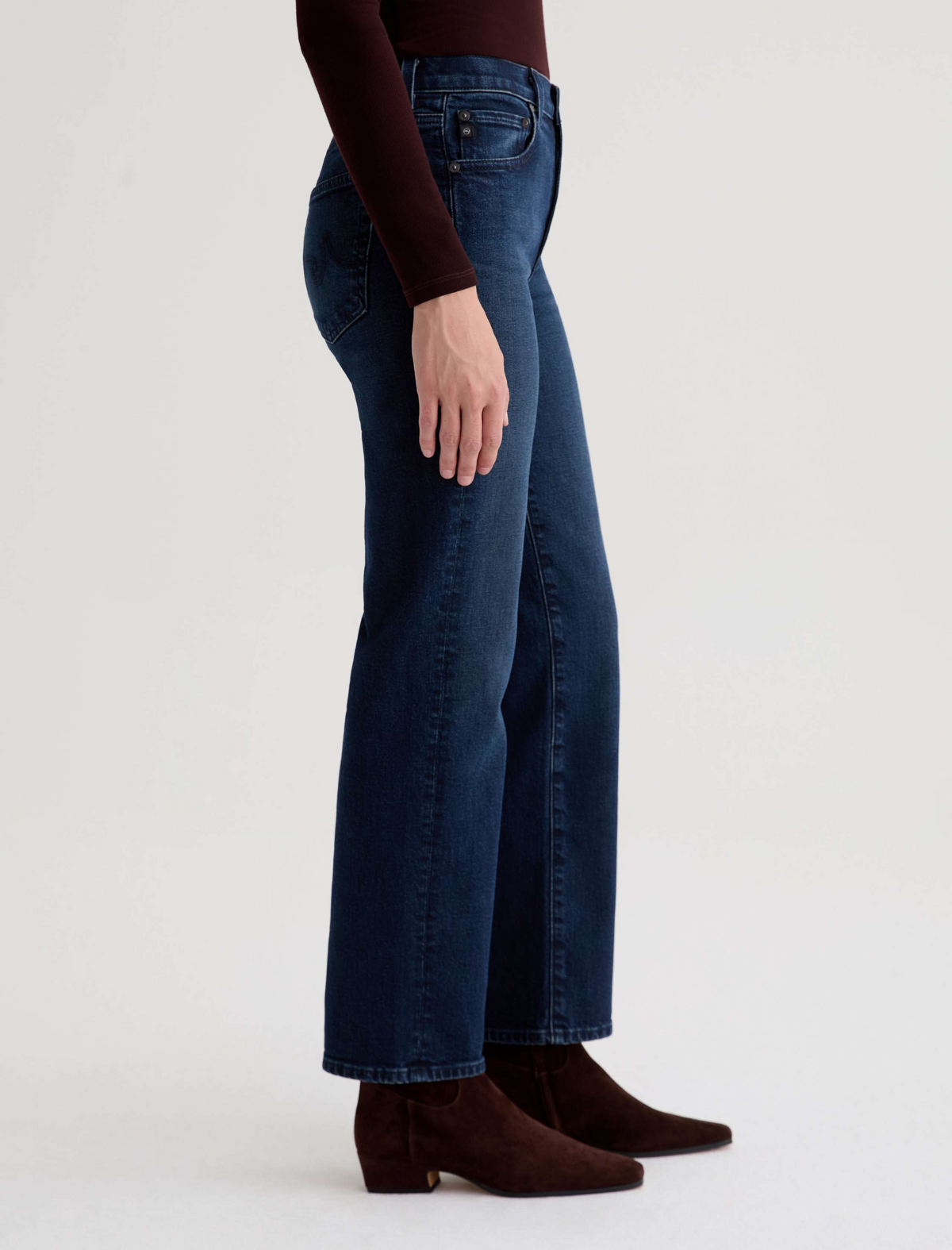 Brinley Mid Rise Straight - Midnight Sun