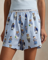 Polo Bear Cotton Boxer Short - Oxford Blue