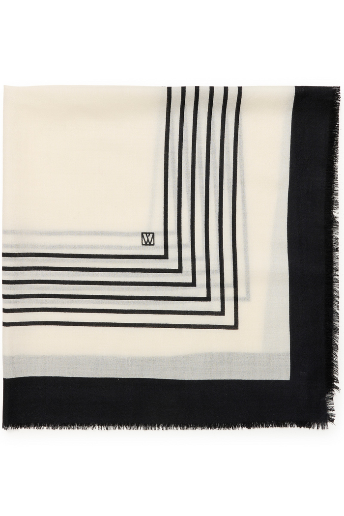 Ami Scarf - Square Stripes