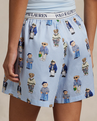 Polo Bear Cotton Boxer Short - Oxford Blue