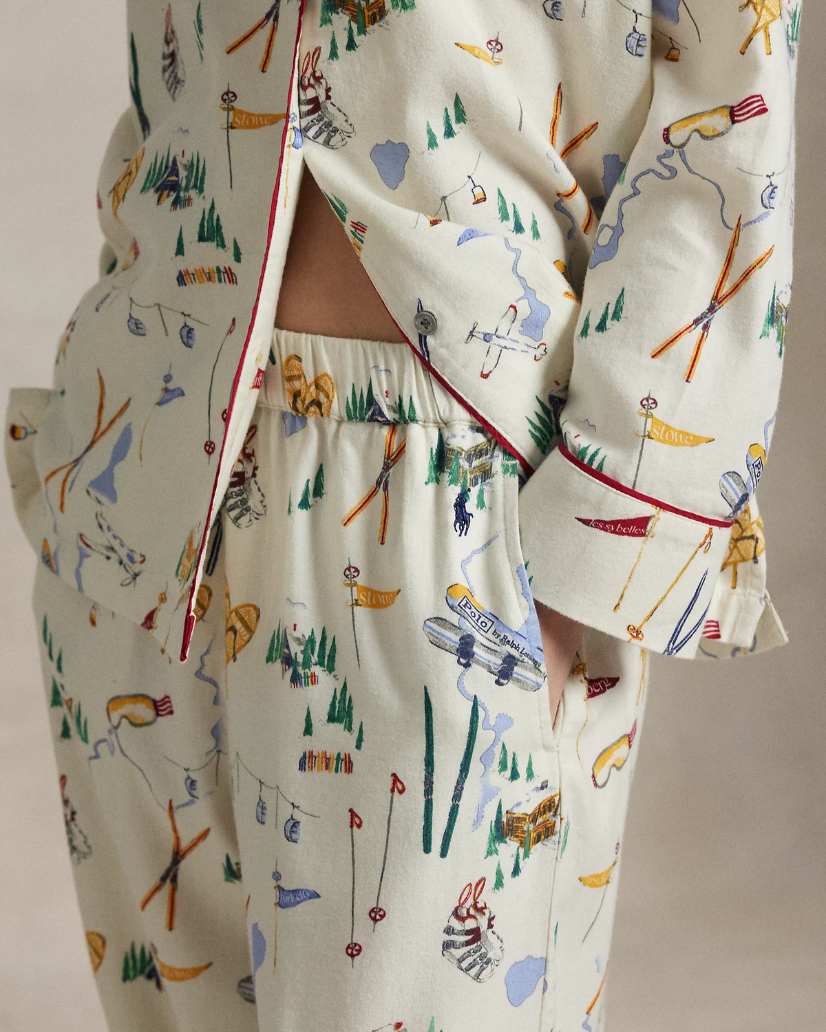 Madison PJ Set - Traveler Ski Print