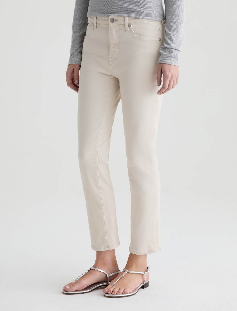Mari Crop Jean - Pumice