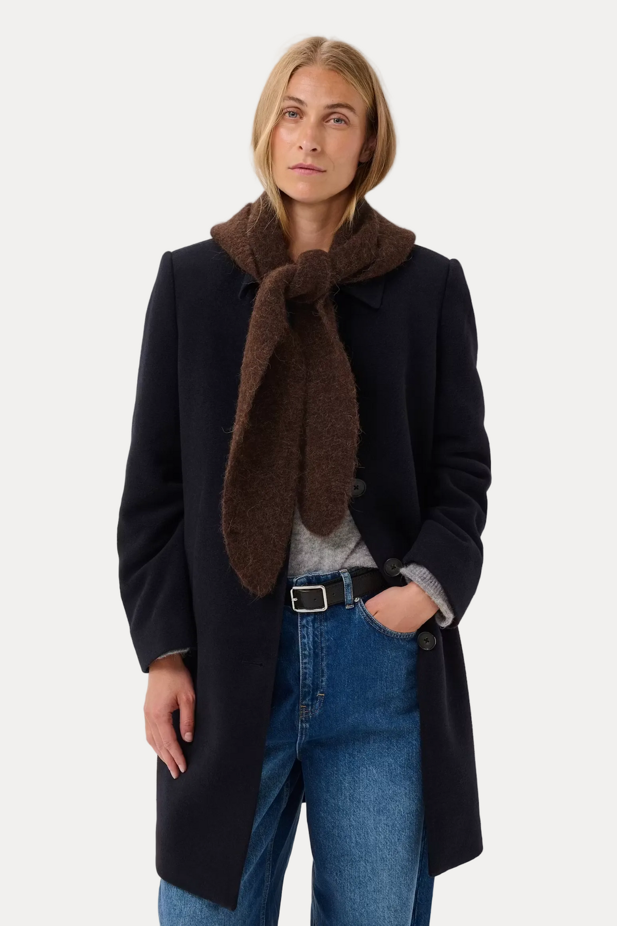 Charline Scarf - Downtown Brown Melange