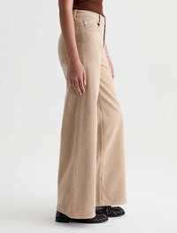Saige Wide Leg Corduroy - Studio Tan