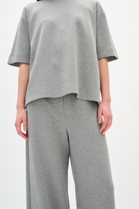 Gincette Melange Pants - Medium Grey Melange
