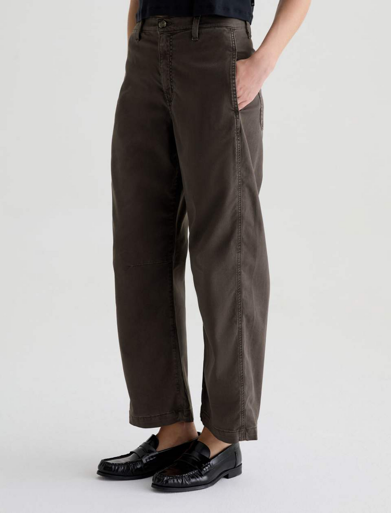 Fiona High Rise Barrel - Sulfur Misty Grey