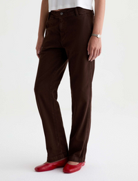 Brinley Mid Rise Straight - Sulfur Wood Brown