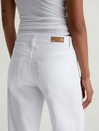 Saige Wide Leg Crop - Gallery White