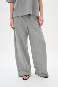 Gincette Melange Pants - Medium Grey Melange