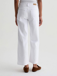 Saige Wide Leg Crop - Gallery White