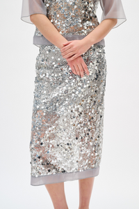 Davina Skirt - Silver