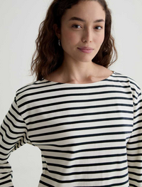 Annie Tee - Powder/Pacific Navy