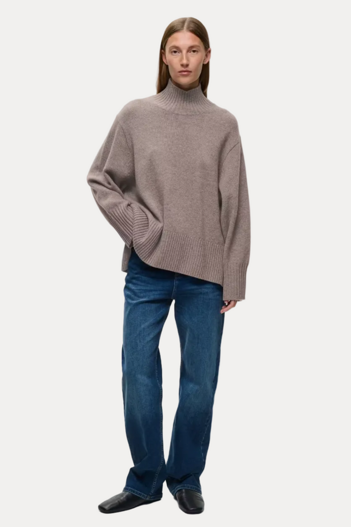 Geal Kaxy Highneck - Cinder Melange
