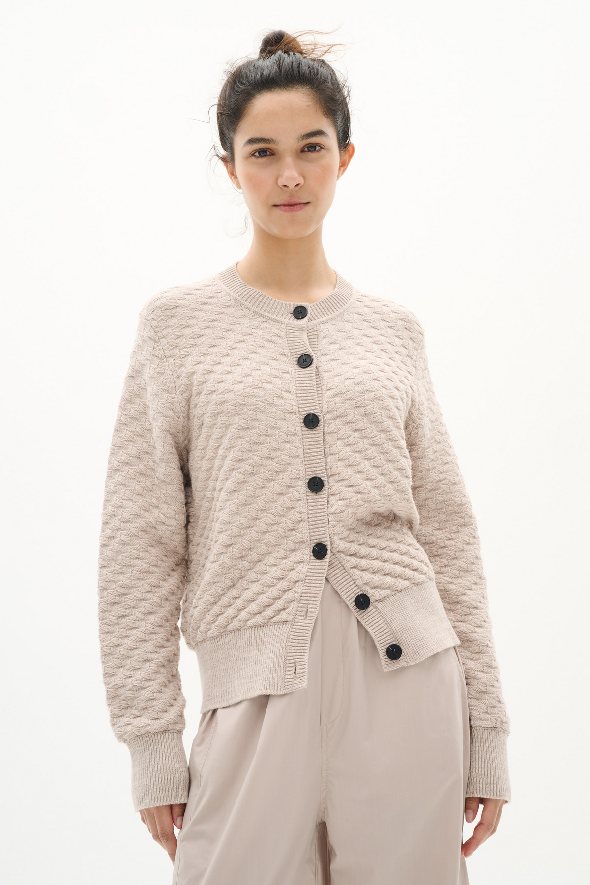 Sabbie Cardigan - Haze/Stone
