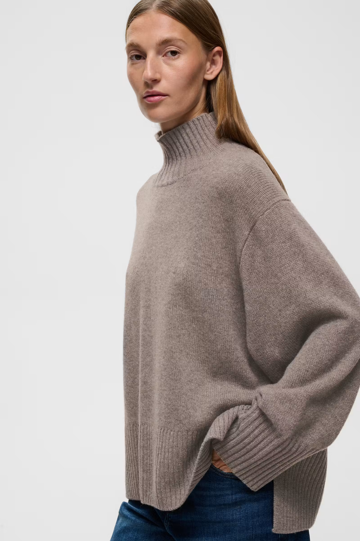 Geal Kaxy Highneck - Cinder Melange
