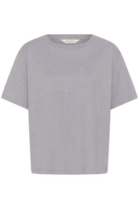 Anne T-Shirt - Medium Grey Melange