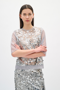 Davina Blouse - Silver