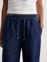 Adria Cinched Low Rise Wide Leg - Napa
