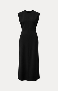 Colette A Line Dress - Black