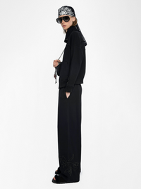 Milly Zip Mo Patch Studs - Black