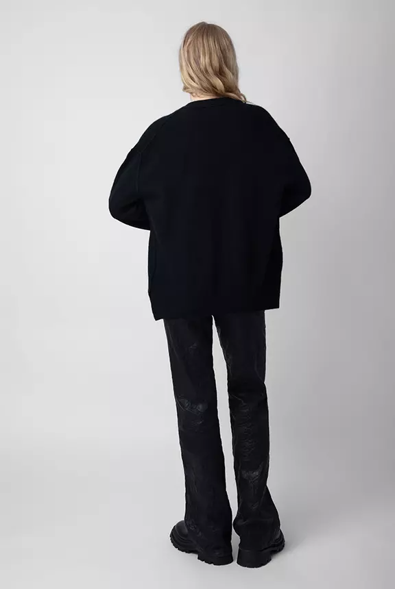 Mirka WS Bijoux Cardigan - Noir