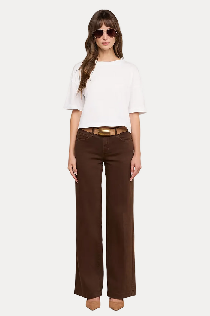Daria Oversized Cropped Tee - White