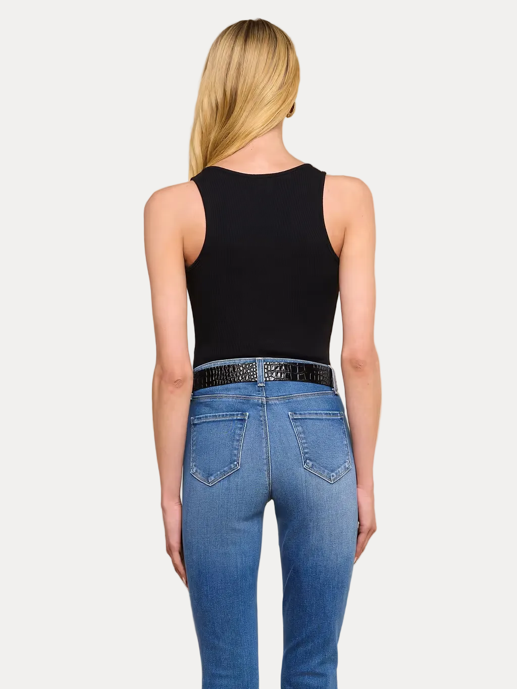 Adira Scoop Neck Tank - Black