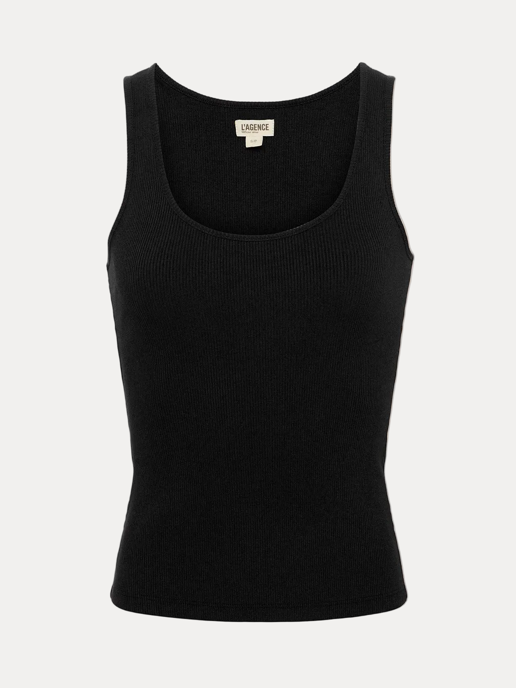 Adira Scoop Neck Tank - Black