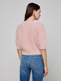 Guinever Cropped Pullover - Pale Rose