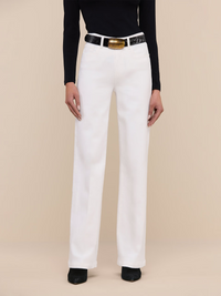 Scottie High Rise Wide Leg - Blanc